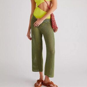 NWT • Free People FP Movement Excursion Fauxchet Sweater Pants • size Small